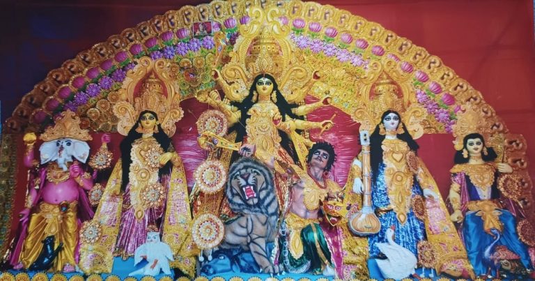 Fiberglass Maa Durga Idol