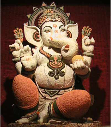 Fiberglass Ganesha Statue in Sand finish