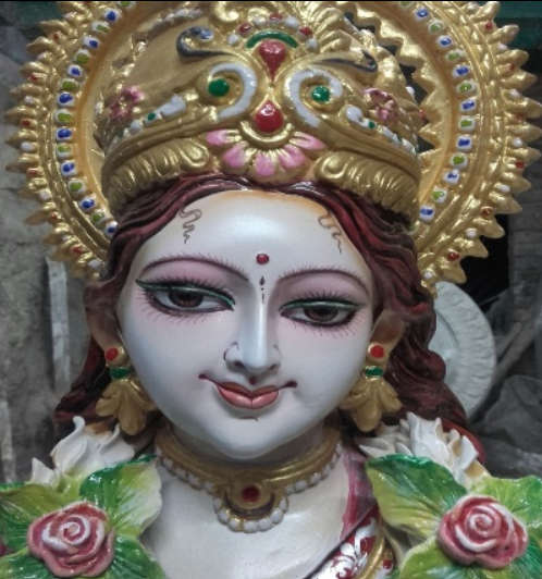 Fiberglass Saraswati Statue-2